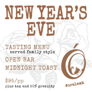 Orale Mexican Kitchen | New Year's Eve in Hoboken